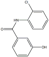 N-(2-chlorophenyl)-3-hydroxybenzamide Struktur