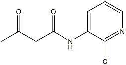 N-(2-chloropyridin-3-yl)-3-oxobutanamide Struktur