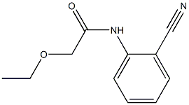 N-(2-cyanophenyl)-2-ethoxyacetamide Struktur