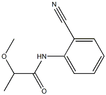 N-(2-cyanophenyl)-2-methoxypropanamide Struktur