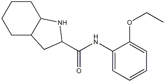 N-(2-ethoxyphenyl)octahydro-1H-indole-2-carboxamide Struktur