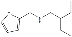 N-(2-ethylbutyl)-N-(2-furylmethyl)amine Struktur