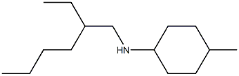 N-(2-ethylhexyl)-4-methylcyclohexan-1-amine Struktur