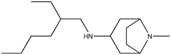 N-(2-ethylhexyl)-8-methyl-8-azabicyclo[3.2.1]octan-3-amine Struktur