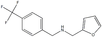 N-(2-furylmethyl)-N-[4-(trifluoromethyl)benzyl]amine Struktur