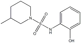 N-(2-hydroxyphenyl)-3-methylpiperidine-1-sulfonamide Struktur