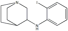 N-(2-iodophenyl)-1-azabicyclo[2.2.2]octan-3-amine Struktur