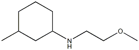 N-(2-methoxyethyl)-3-methylcyclohexan-1-amine Struktur