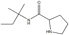 N-(2-methylbutan-2-yl)pyrrolidine-2-carboxamide Struktur