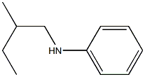 N-(2-methylbutyl)aniline Struktur