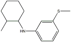 N-(2-methylcyclohexyl)-3-(methylsulfanyl)aniline Struktur