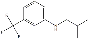 N-(2-methylpropyl)-3-(trifluoromethyl)aniline Struktur