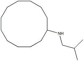 N-(2-methylpropyl)cyclododecanamine Struktur