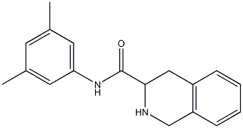 N-(3,5-dimethylphenyl)-1,2,3,4-tetrahydroisoquinoline-3-carboxamide Struktur