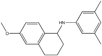 N-(3,5-dimethylphenyl)-6-methoxy-1,2,3,4-tetrahydronaphthalen-1-amine Struktur