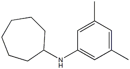 N-(3,5-dimethylphenyl)cycloheptanamine Struktur