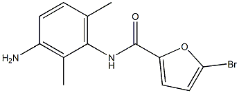 N-(3-amino-2,6-dimethylphenyl)-5-bromo-2-furamide Struktur