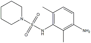 N-(3-amino-2,6-dimethylphenyl)piperidine-1-sulfonamide Struktur