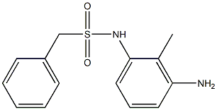 N-(3-amino-2-methylphenyl)-1-phenylmethanesulfonamide Struktur