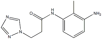 N-(3-amino-2-methylphenyl)-3-(1H-1,2,4-triazol-1-yl)propanamide Struktur