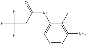 N-(3-amino-2-methylphenyl)-3,3,3-trifluoropropanamide Struktur