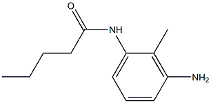 N-(3-amino-2-methylphenyl)pentanamide Struktur