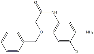 N-(3-amino-4-chlorophenyl)-2-(benzyloxy)propanamide Struktur