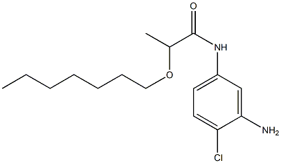 N-(3-amino-4-chlorophenyl)-2-(heptyloxy)propanamide Struktur