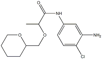 N-(3-amino-4-chlorophenyl)-2-(oxan-2-ylmethoxy)propanamide Struktur