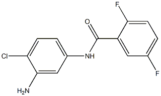 N-(3-amino-4-chlorophenyl)-2,5-difluorobenzamide Struktur