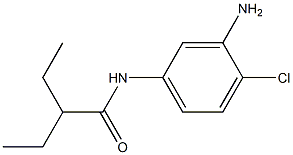 N-(3-amino-4-chlorophenyl)-2-ethylbutanamide Struktur