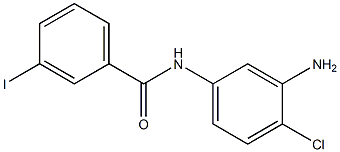 N-(3-amino-4-chlorophenyl)-3-iodobenzamide Struktur