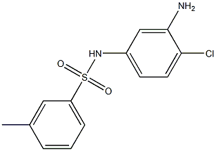 N-(3-amino-4-chlorophenyl)-3-methylbenzenesulfonamide Struktur