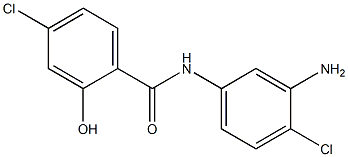 N-(3-amino-4-chlorophenyl)-4-chloro-2-hydroxybenzamide Struktur