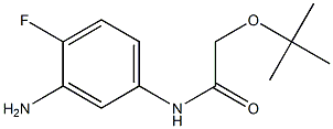 N-(3-amino-4-fluorophenyl)-2-(tert-butoxy)acetamide Struktur