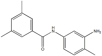 N-(3-amino-4-methylphenyl)-3,5-dimethylbenzamide Struktur