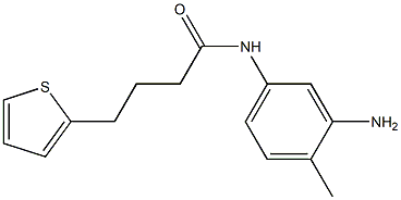 N-(3-amino-4-methylphenyl)-4-thien-2-ylbutanamide Struktur