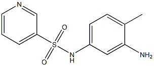 N-(3-amino-4-methylphenyl)pyridine-3-sulfonamide Struktur