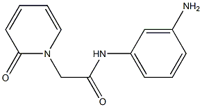 N-(3-aminophenyl)-2-(2-oxopyridin-1(2H)-yl)acetamide Struktur