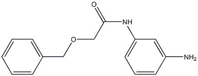 N-(3-aminophenyl)-2-(benzyloxy)acetamide Struktur