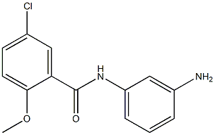 N-(3-aminophenyl)-5-chloro-2-methoxybenzamide Struktur