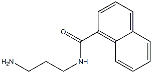 N-(3-aminopropyl)-1-naphthamide Struktur