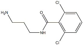 N-(3-aminopropyl)-2,6-dichlorobenzamide Struktur