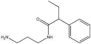 N-(3-aminopropyl)-2-phenylbutanamide Struktur