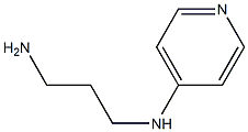 N-(3-aminopropyl)-N-pyridin-4-ylamine Struktur