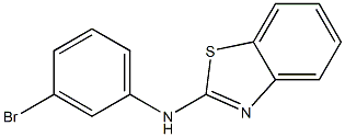 N-(3-bromophenyl)-1,3-benzothiazol-2-amine Struktur