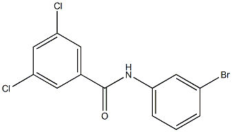 N-(3-bromophenyl)-3,5-dichlorobenzamide Struktur