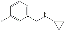 N-(3-fluorobenzyl)cyclopropanamine Struktur