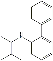 N-(3-methylbutan-2-yl)-2-phenylaniline Struktur