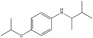 N-(3-methylbutan-2-yl)-4-(propan-2-yloxy)aniline Struktur